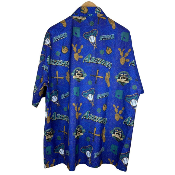 Arizona Diamondbacks All Over Print XL Shirt 25th Anniversary Stadium Giveaway - Picture 7 of 7